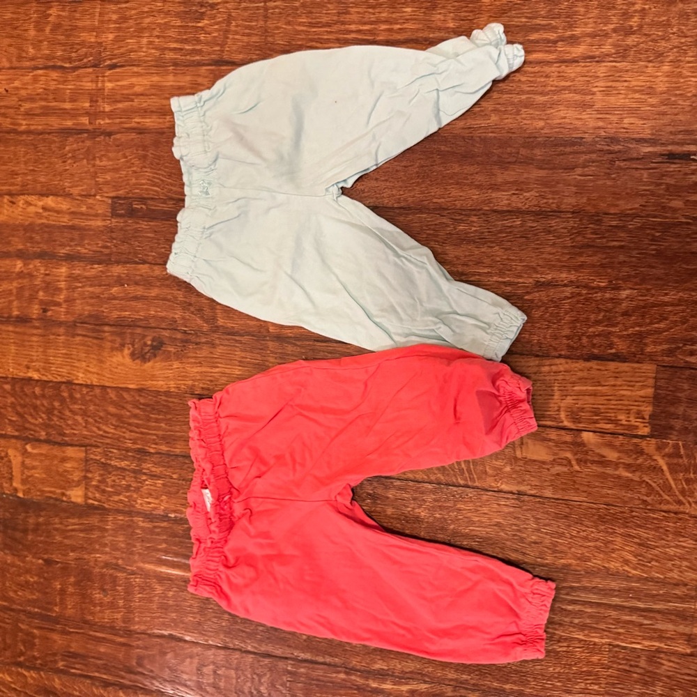 Kids' Coral and Light Blue Bottoms